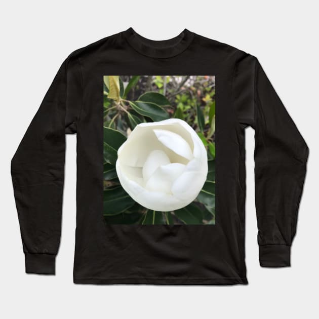 Magnolia Long Sleeve T-Shirt by baksuart